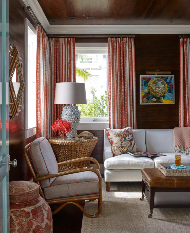 Bahamas house by Marshall Watson living room