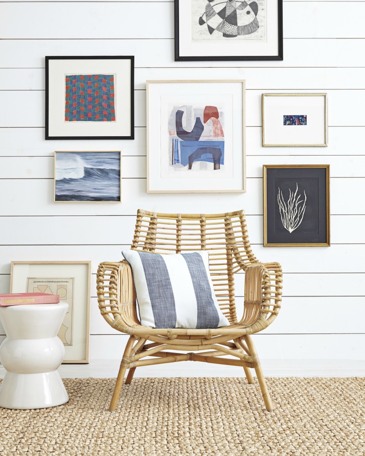 Serena & Lily rattan chair