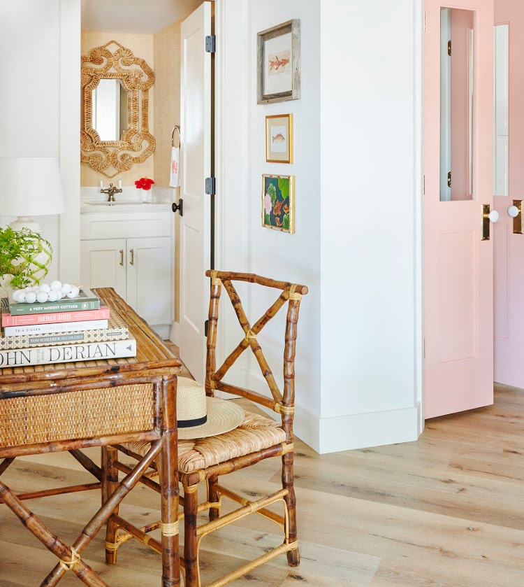 Kara Hebert Interiors - pink door