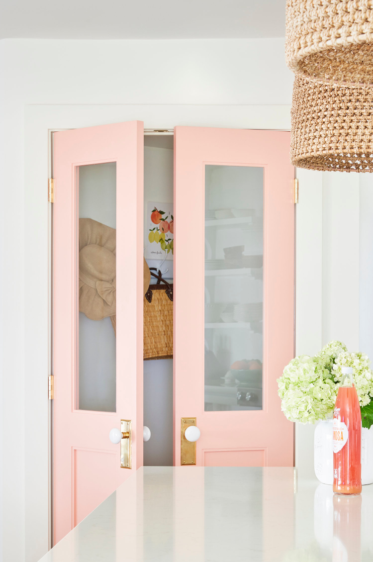 Kara Hebert Interiors pink door