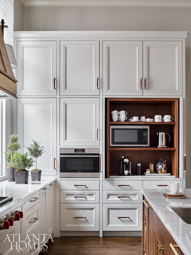 kitchen design winners withe coffee bar and marble countertops