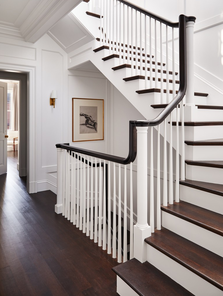 Brownstone staircase