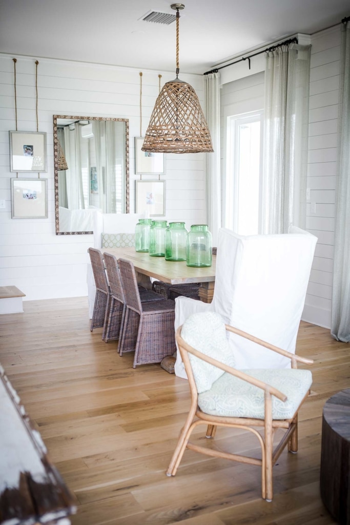Ashley Gilbreath Interior Design beach house dining room