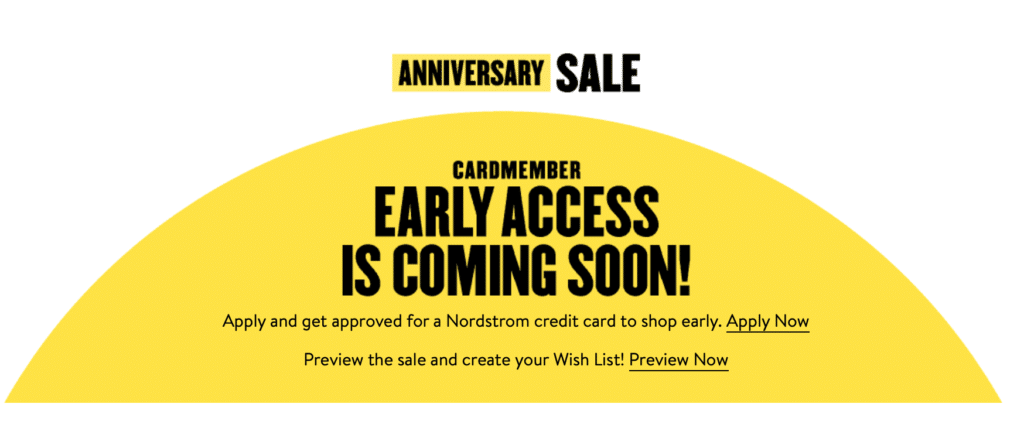 Nordstrom anniversary sale