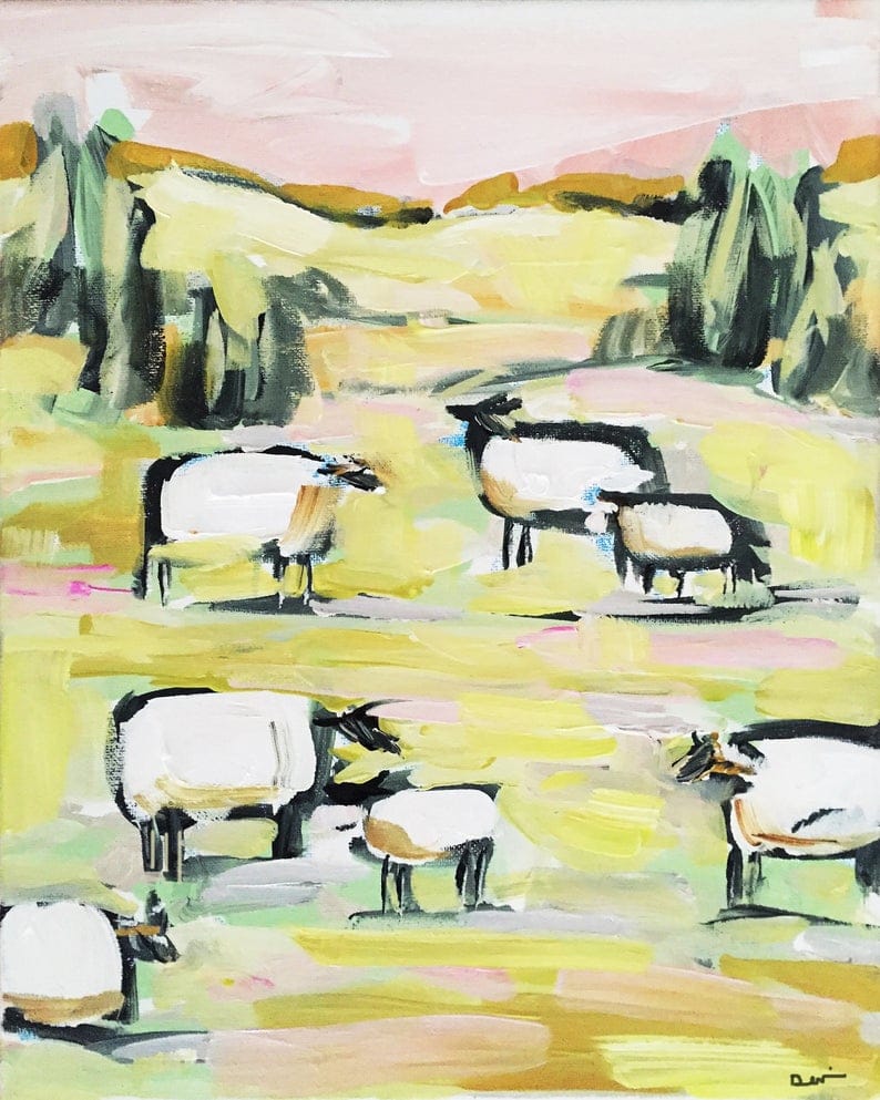 Maren Devine sheep print