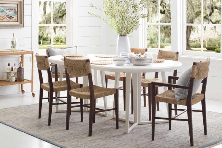 Tweak Your Dining Room for Fall - serena & lily, perfect for plenty of guest