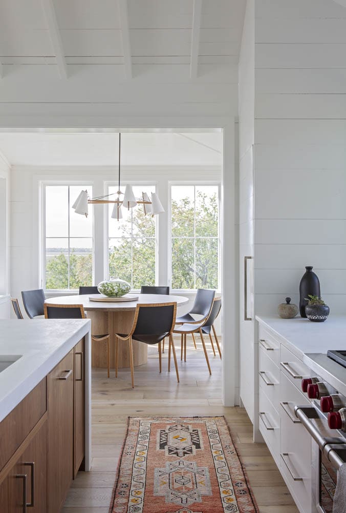 Jenny Keenan Design white shiplap kitchen 