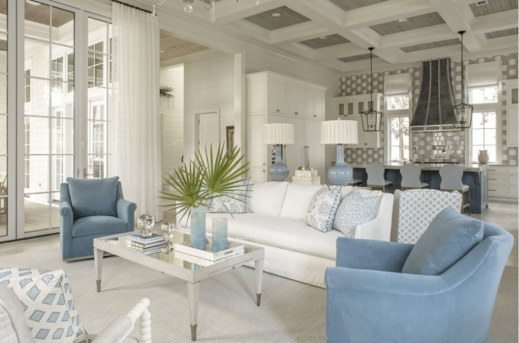 Geoff Chick designed living room