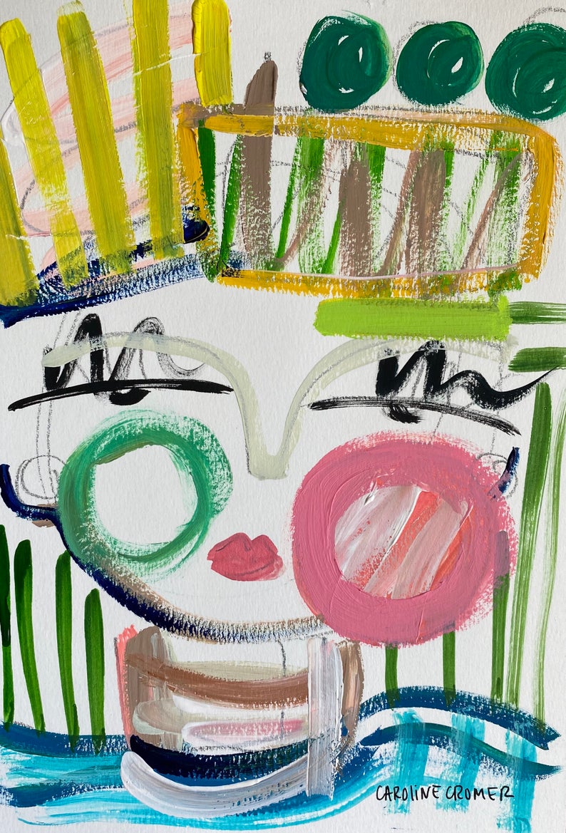 Caroline Cromer's Abstract Faces