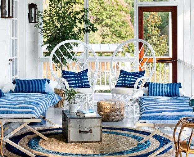 Kenian chairs on porch from Janie Molster