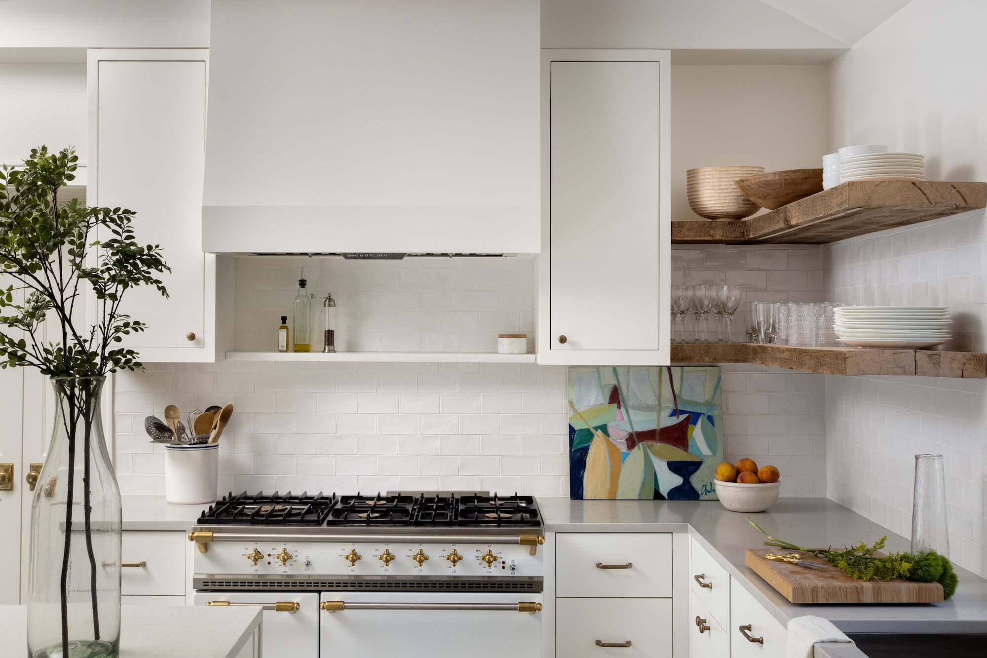 Zoe Feldman Design white kitchen