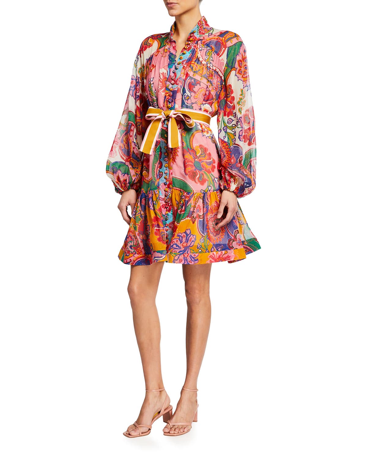 fashion styled by Neiman Marcus Zimmerman printed dress