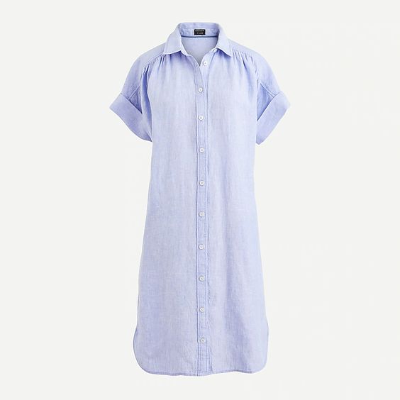 j.crew linen dress for home and out