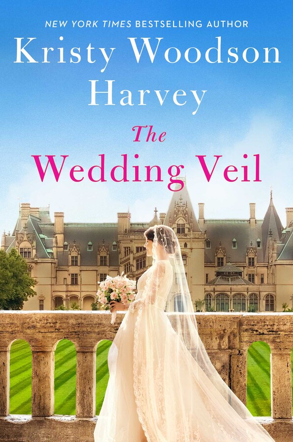 colorful cover for The Wedding Veil by Kristy Woodson Harvey