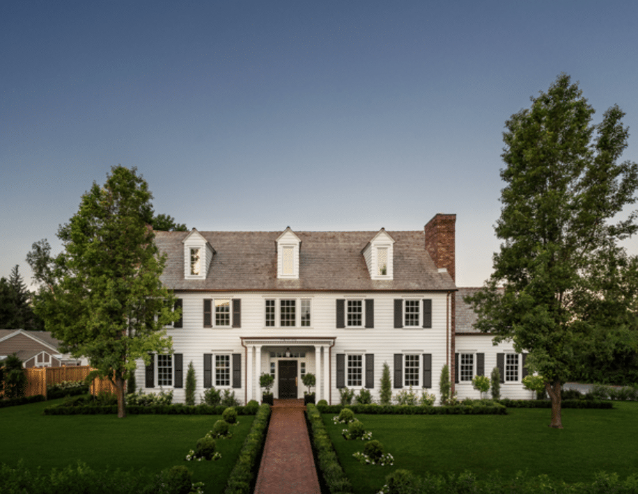 The Fox Group | Scott Davis Photography White Colonial House