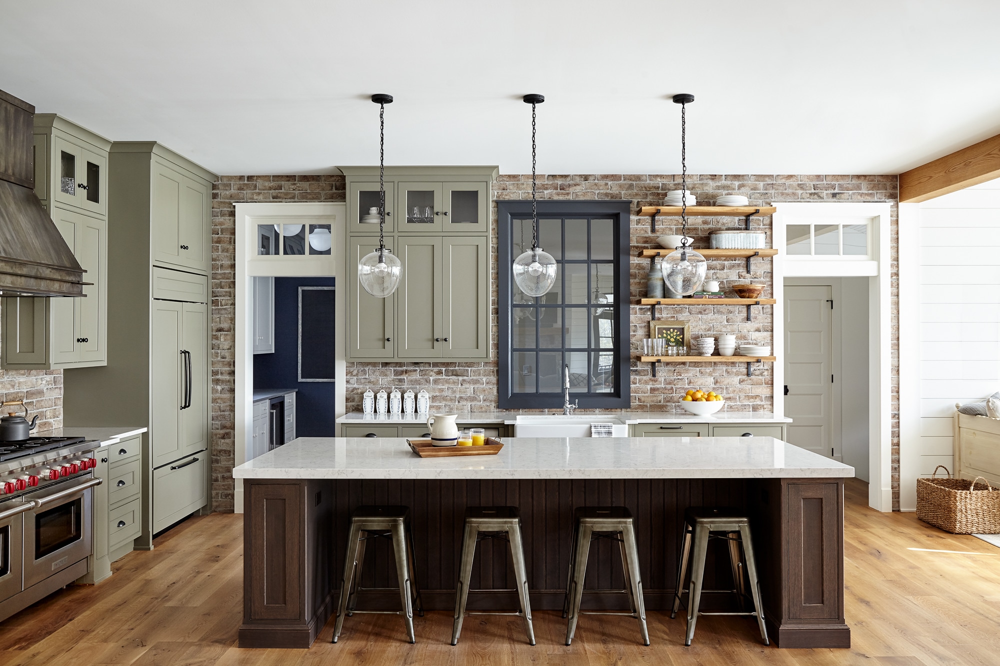 Lisa Furey designed modern farmhouse kitchen