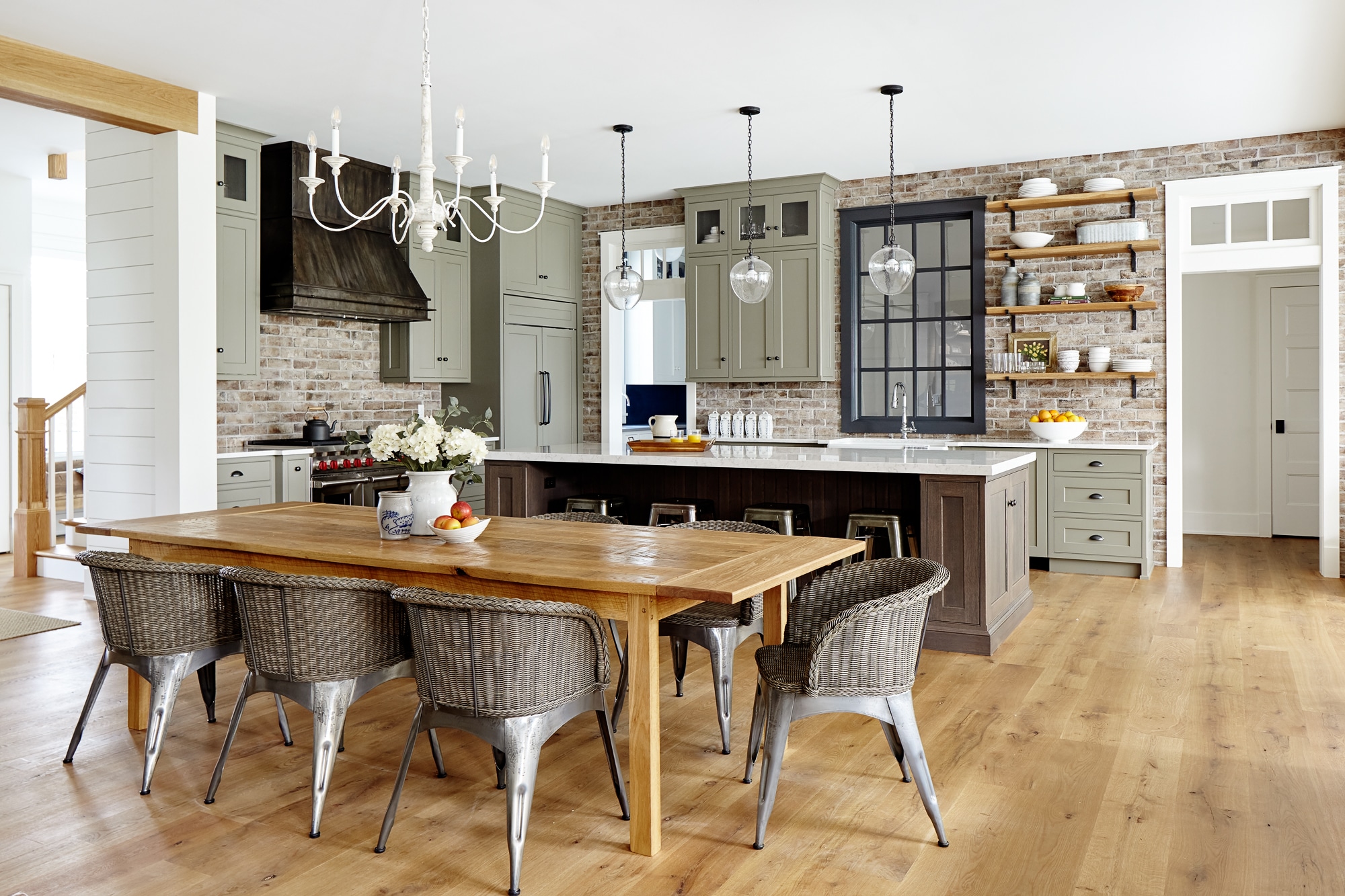 Lisa Furey designed modern farmhouse kitchen