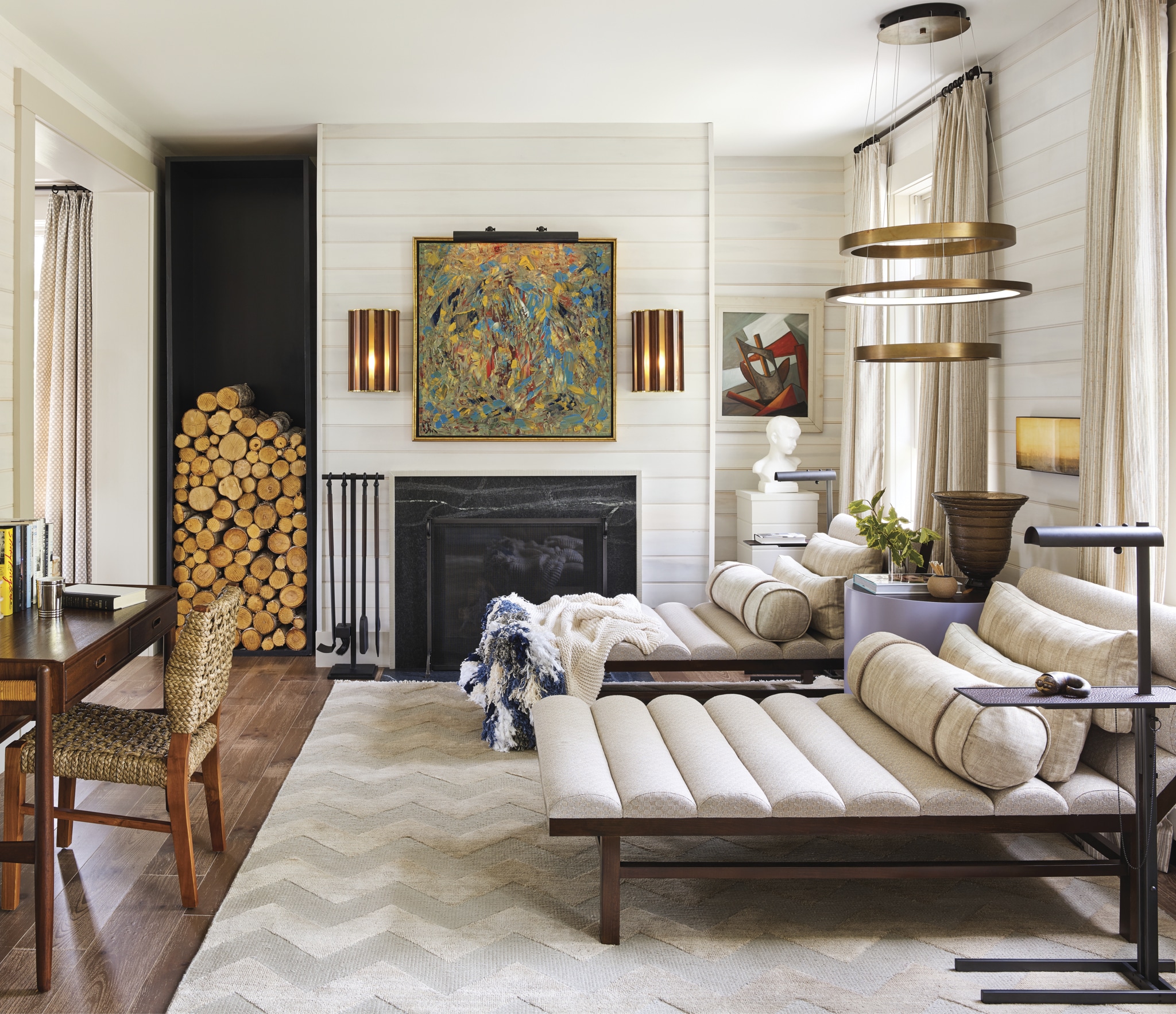 Collected Interiors Philip Mitchell living room | Annie Schlechter Photography