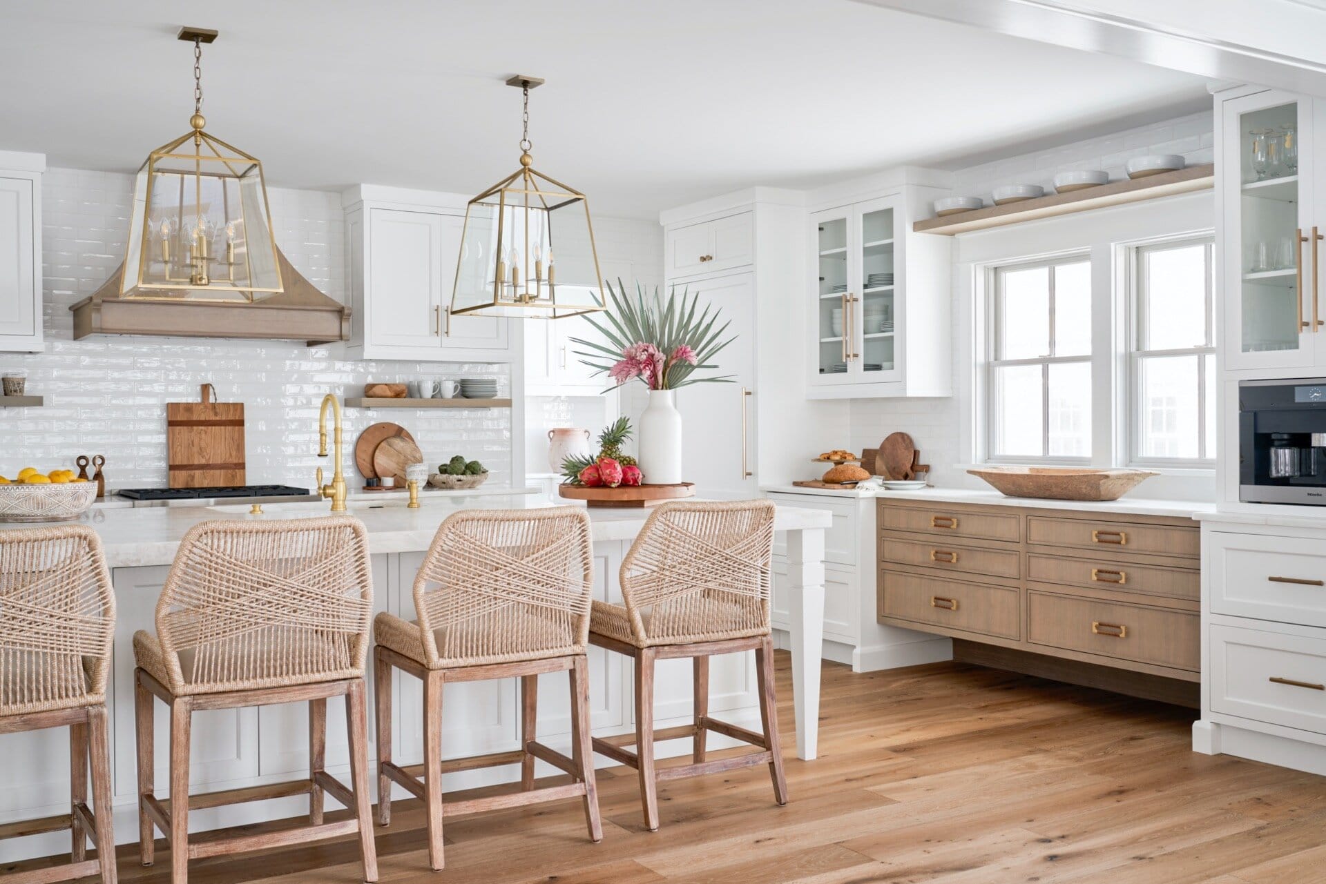 Ocean City beach house kitchen designed by Stephanie Kraus | Nathan Schroder Photography 