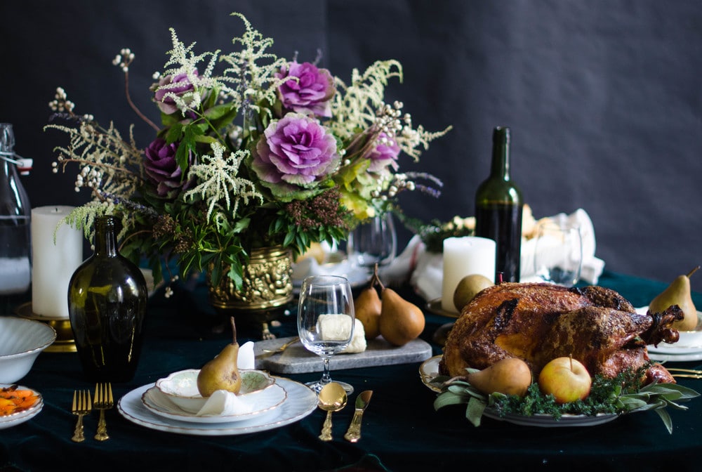 Rose and Ivy | Alison Engstrom Photography Thanksgiving holiday Dinner