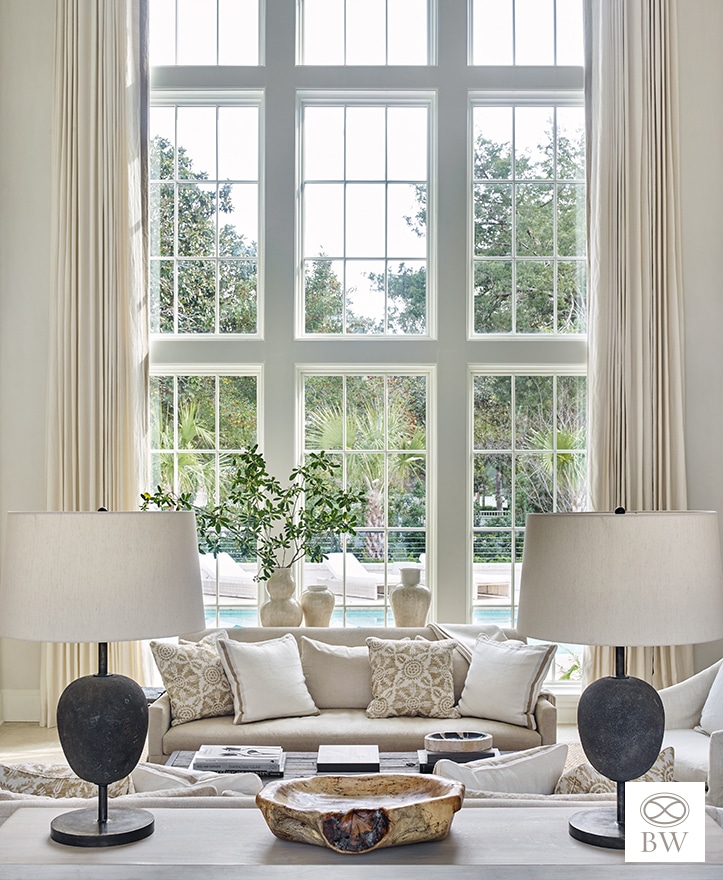 Sea Island House Tour | Beth Webb Interiors | Chad Goehring Architect - Harrison Designs | Emily Followill Photography living room