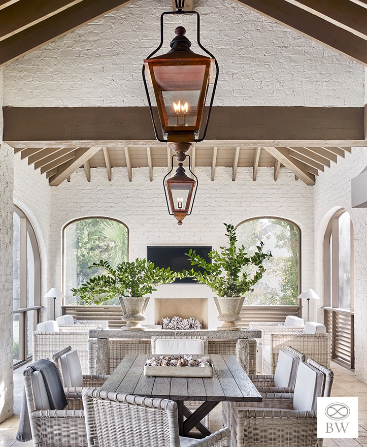 Sea Island House Tour | Beth Webb Interiors | Chad Goehring Architect - Harrison Designs | Emily Followill Photography porch