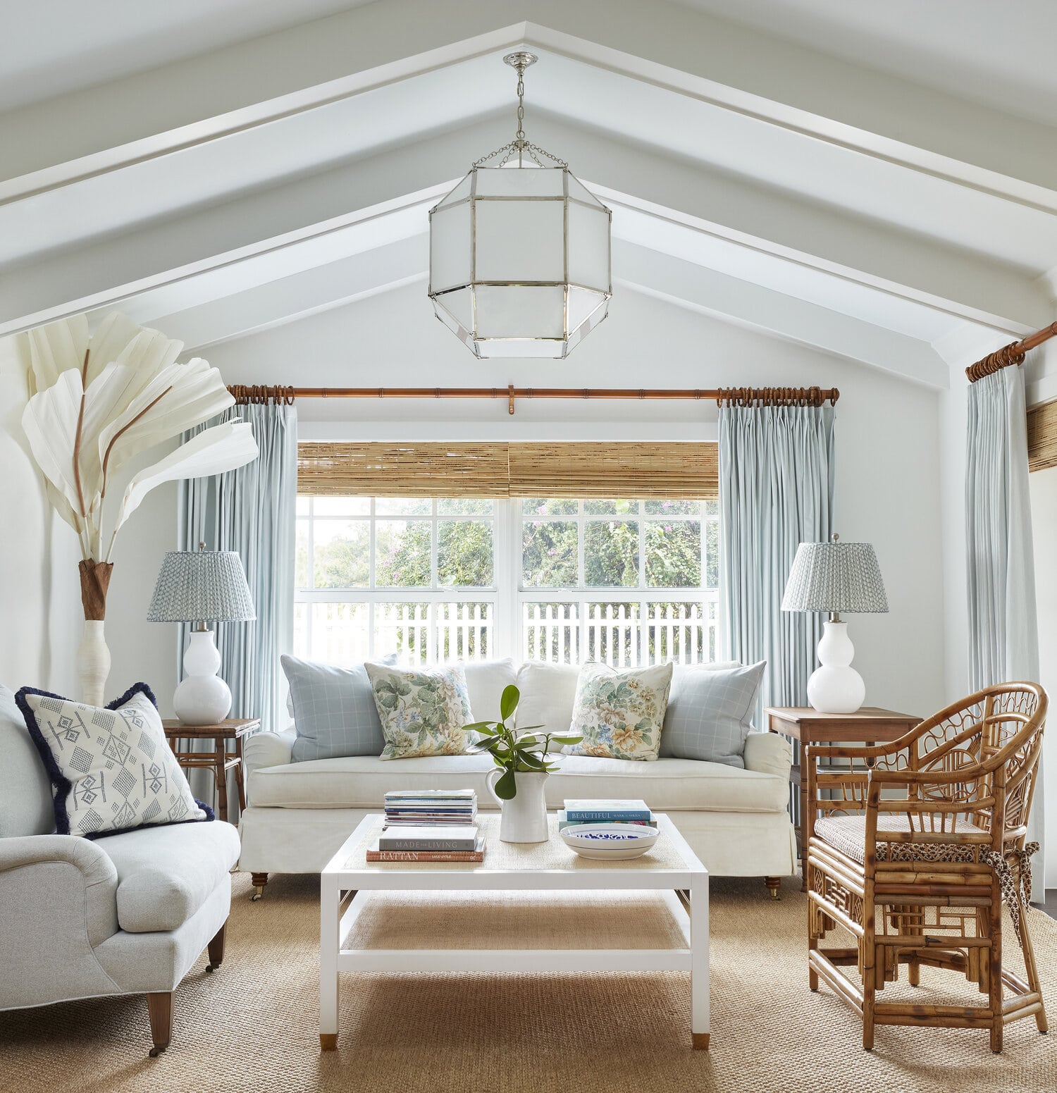 Kara Miller living room | Brantley Photography blue and white living room