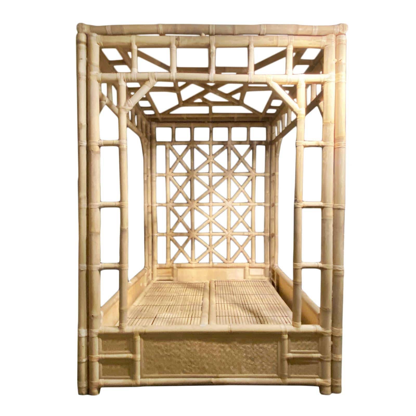 Chairish Bamboo Bed
