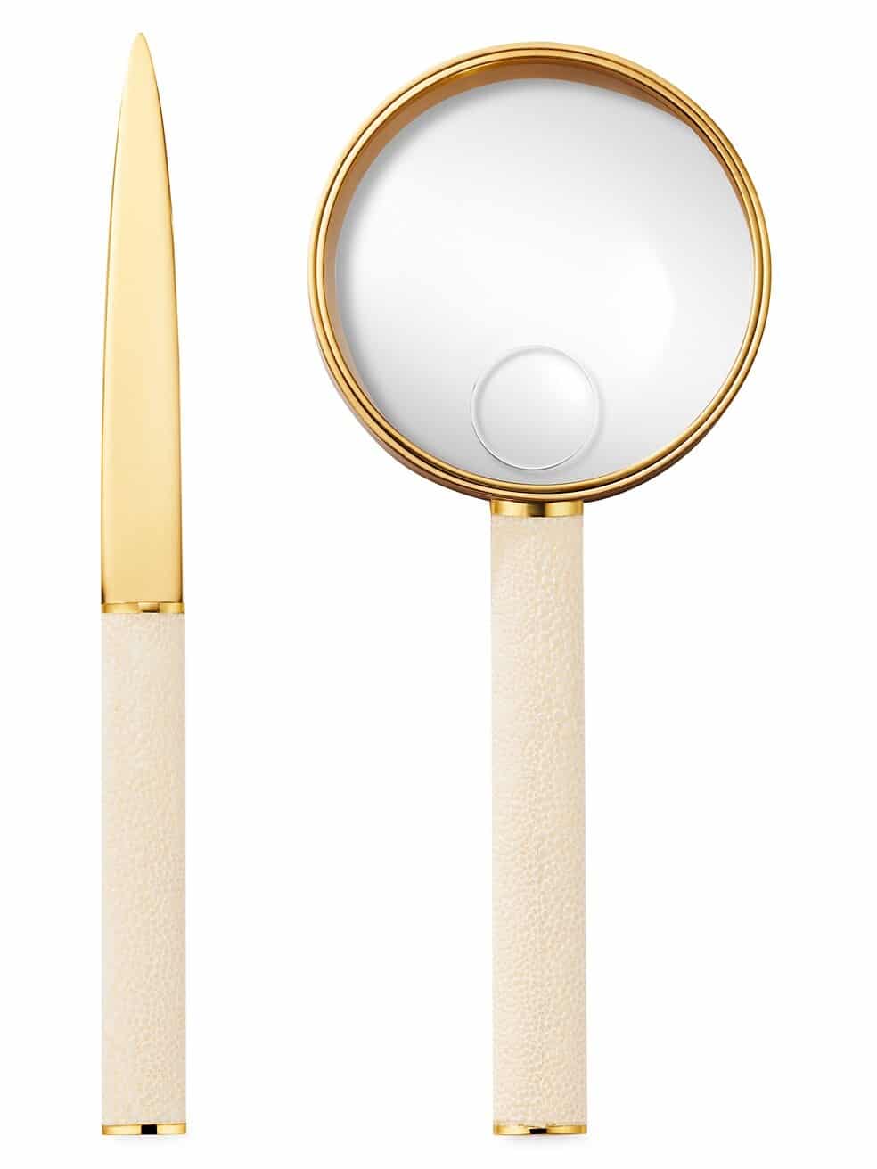 Beautiful designs of Aerin Lauder.  Love this letter opener and magnifying glass! interior design | home decor | decor | home design