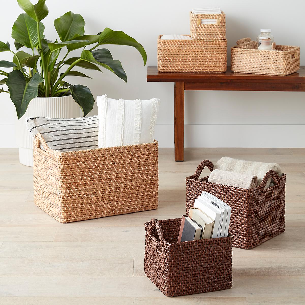 The Container Store - organization - baskets - get organized -