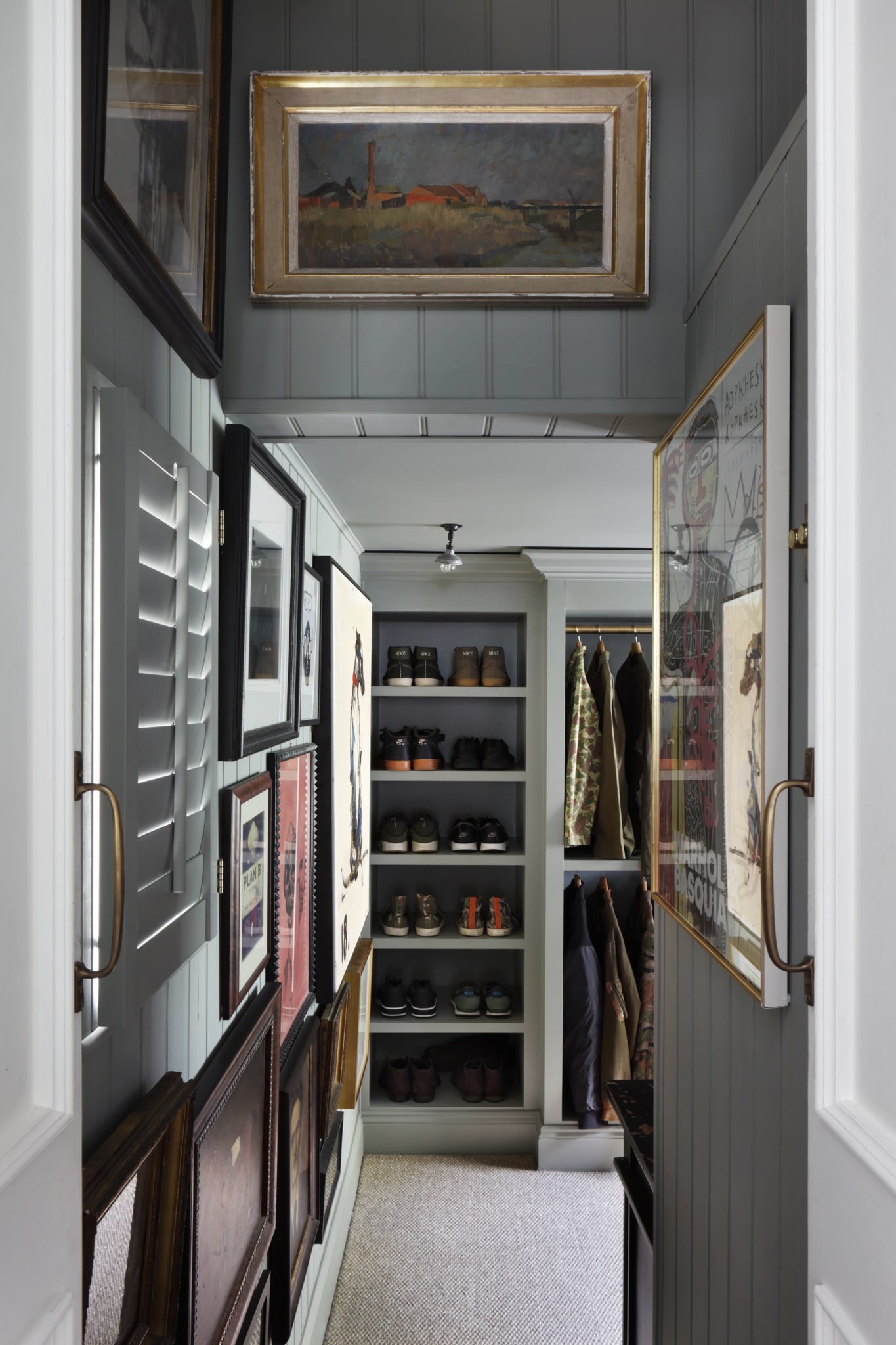 HÁM INTERIORS - closet - closet design - closet organization - closet makeover - gallery wall ---London designer