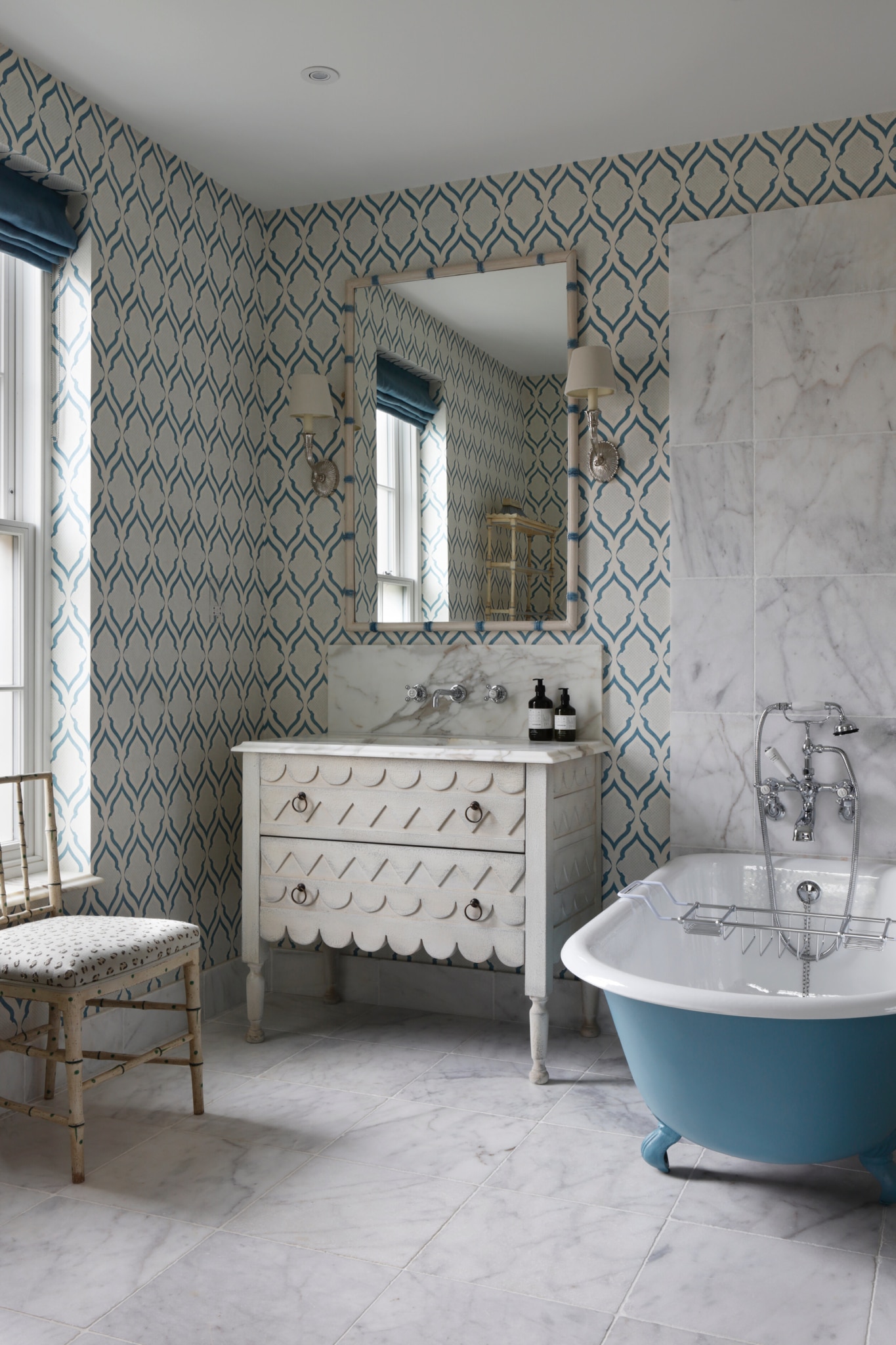 HÁM INTERIORS - bathroom - bathroom makeover - bathroom design - bathroom decor - freestanding tub -London designer