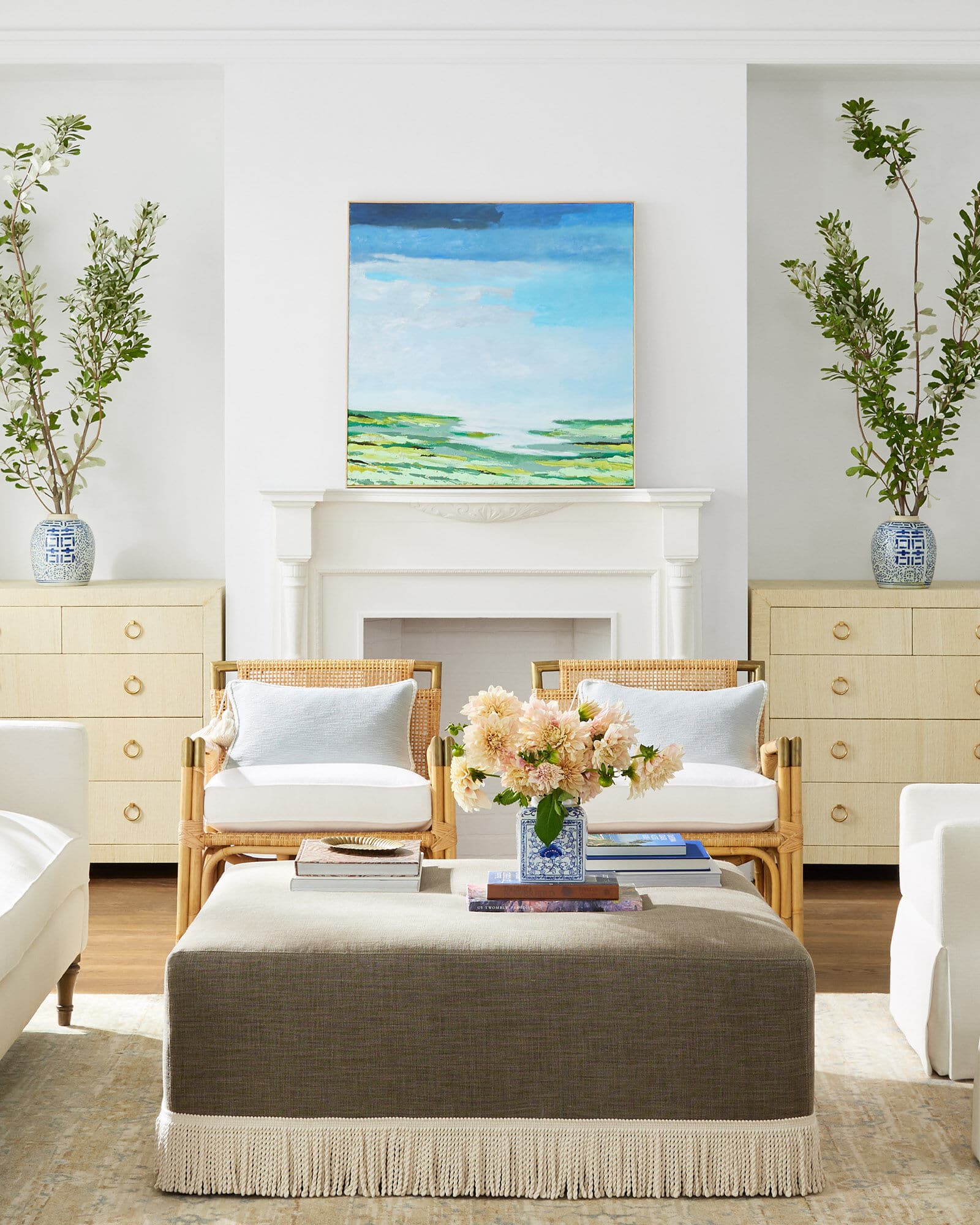 Update Your Living Room for Spring - sophisticated living room design - living room decor -living room remodel - living room