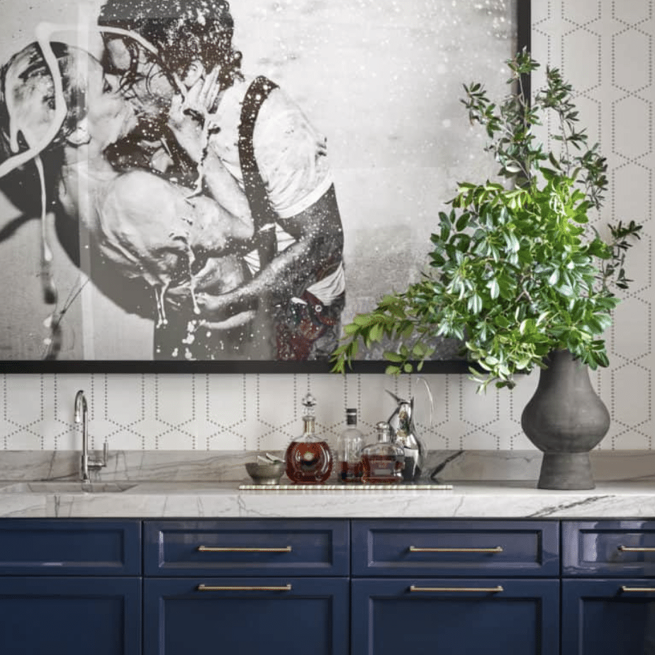 Morgan Farrow Interior Design - Nathan Schroder Photography - elegant kitchen - kitchen design - kitchen inspo - kitchen inspiration - wood beams