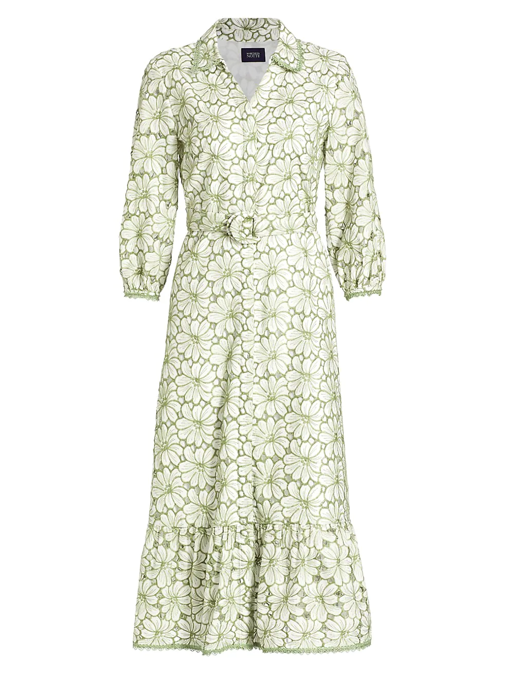green and white maxi dress - Saks fifth Avenue - fashion