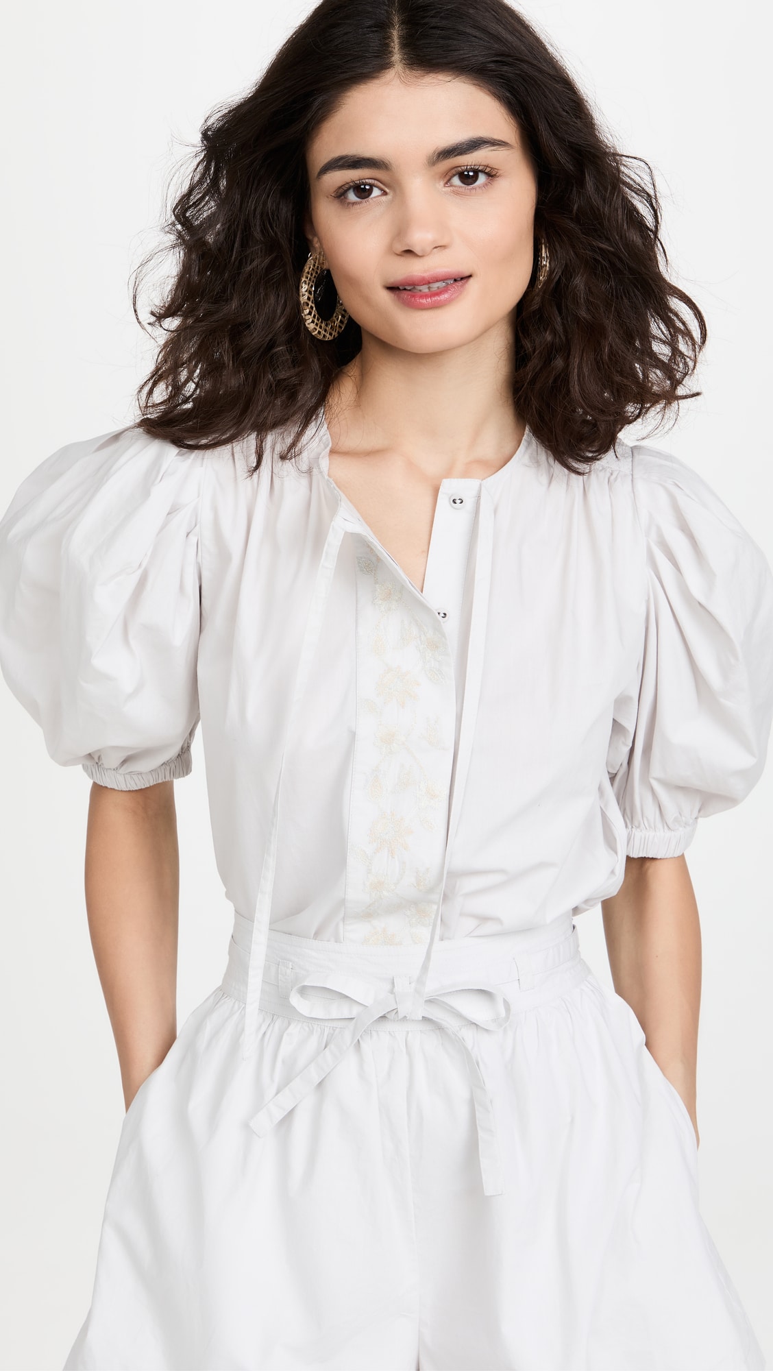 White Blouse from Ulla Johnson - Shopbop - white blouse - fashion - fashion essentials - spring blouses - statement blouses