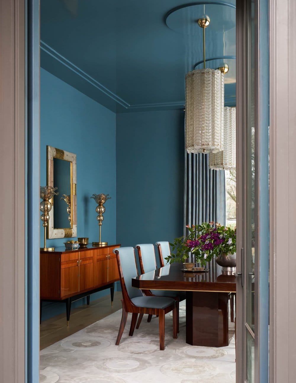 Jenkins Interiors - Nathan Schroder Photographer -dining room - dining room decor - dining room decor - midcentury modern