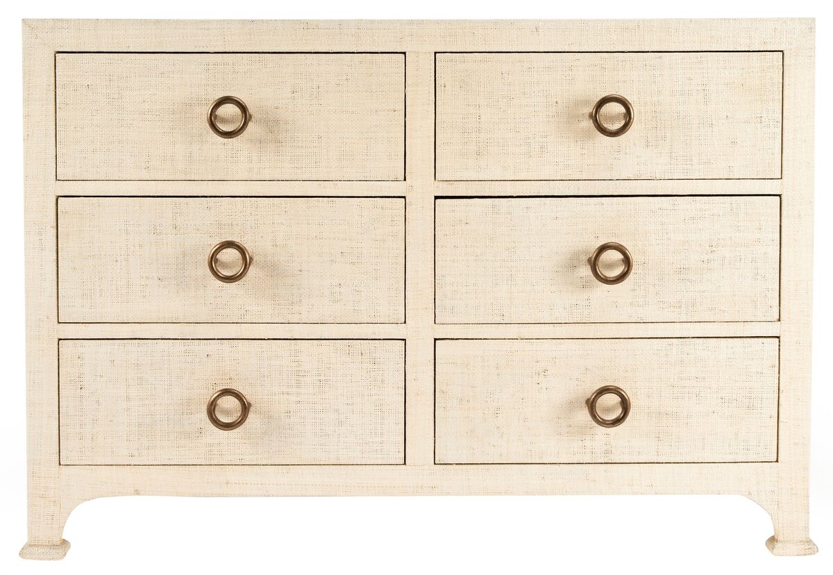 One Kings Lane - seagrass chest - chest of drawers