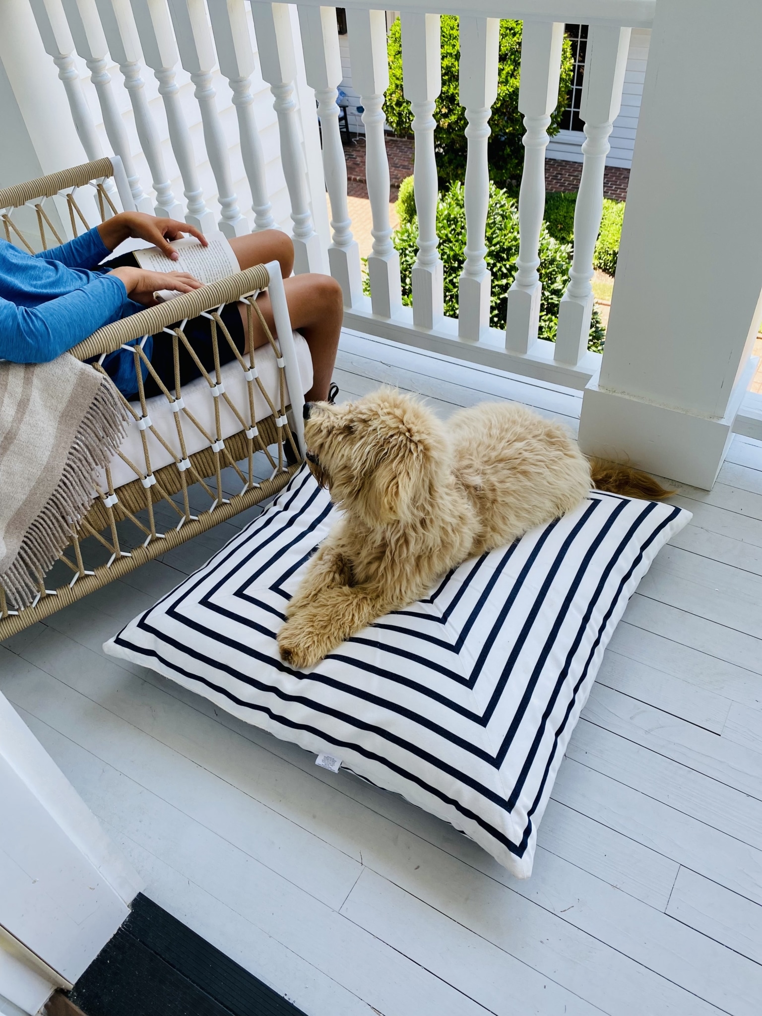 outdoor living - Serena & Lily - - porch - living room - outdoor living room - covered porch
