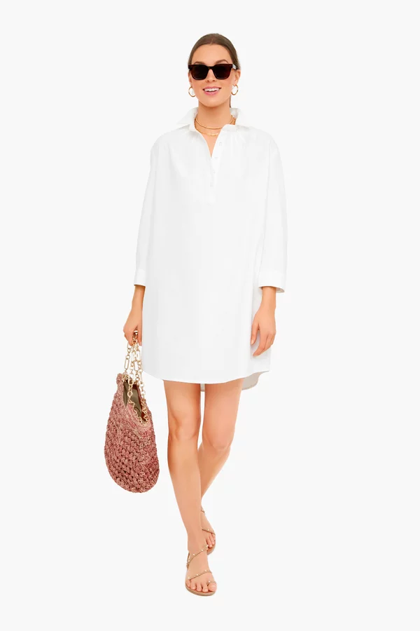 White Polly Dress - Tuckernuck - summer dress - summer style - summer fashions - summer dresses - white dress - white dresses
