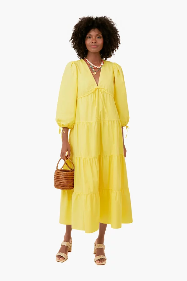 Yellow Mila Midi Dress - tuckernuck - summer dress - yellow dress - maxi dress