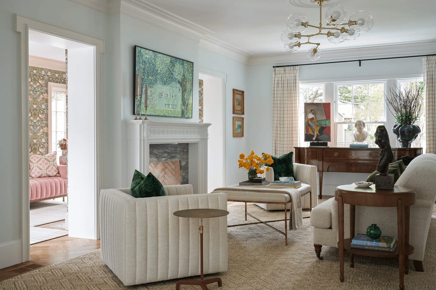 Dunbar Road Design - Nathan Schroder Photography - living room - living room design - living room decor 