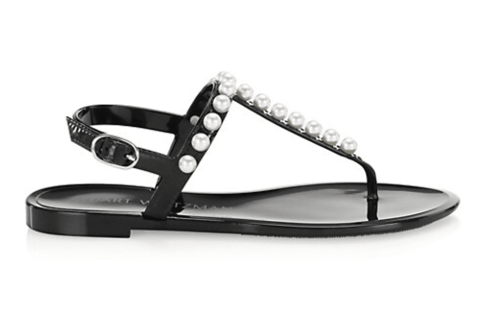 Stuart Weitzman - sandal - black and white sandals - 