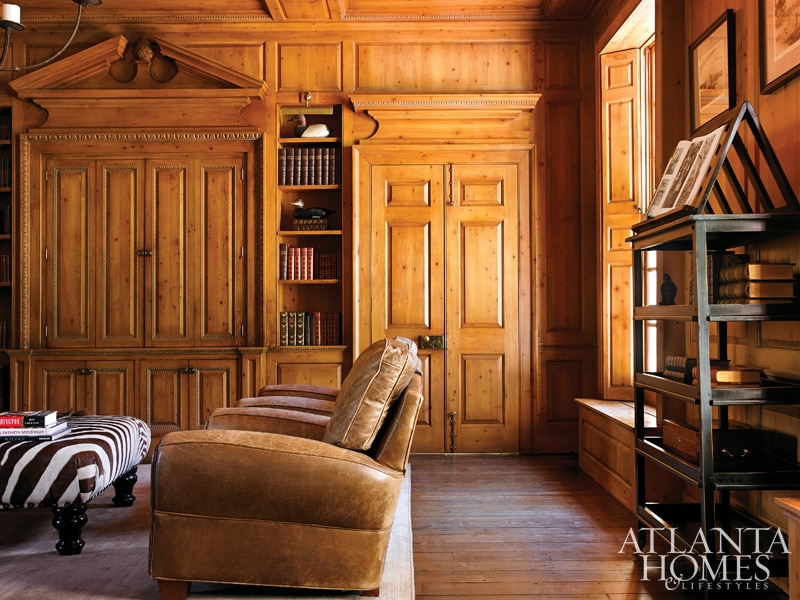 love at first sight - Architecture: Stan Dixon, Interiors: Liz Williams, Photography: Emily Followill, library, 