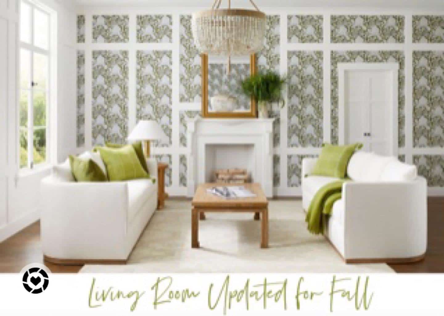 New wallpaper, a few pillows and a beautiful throw and this living room designed by @serenaandlily is ready for the holiday season! 

EVERYTHING 20%OFF!

#livingroom #greenandwhite #livingroomdecor #interiordesign

Follow my shop @kristywharvey on the @shop.LTK app to shop this post and get my exclusive app-only content!

#liketkit #LTKHoliday #LTKhome #LTKSeasonal
@shop.ltk
https://liketk.it/3R0zX