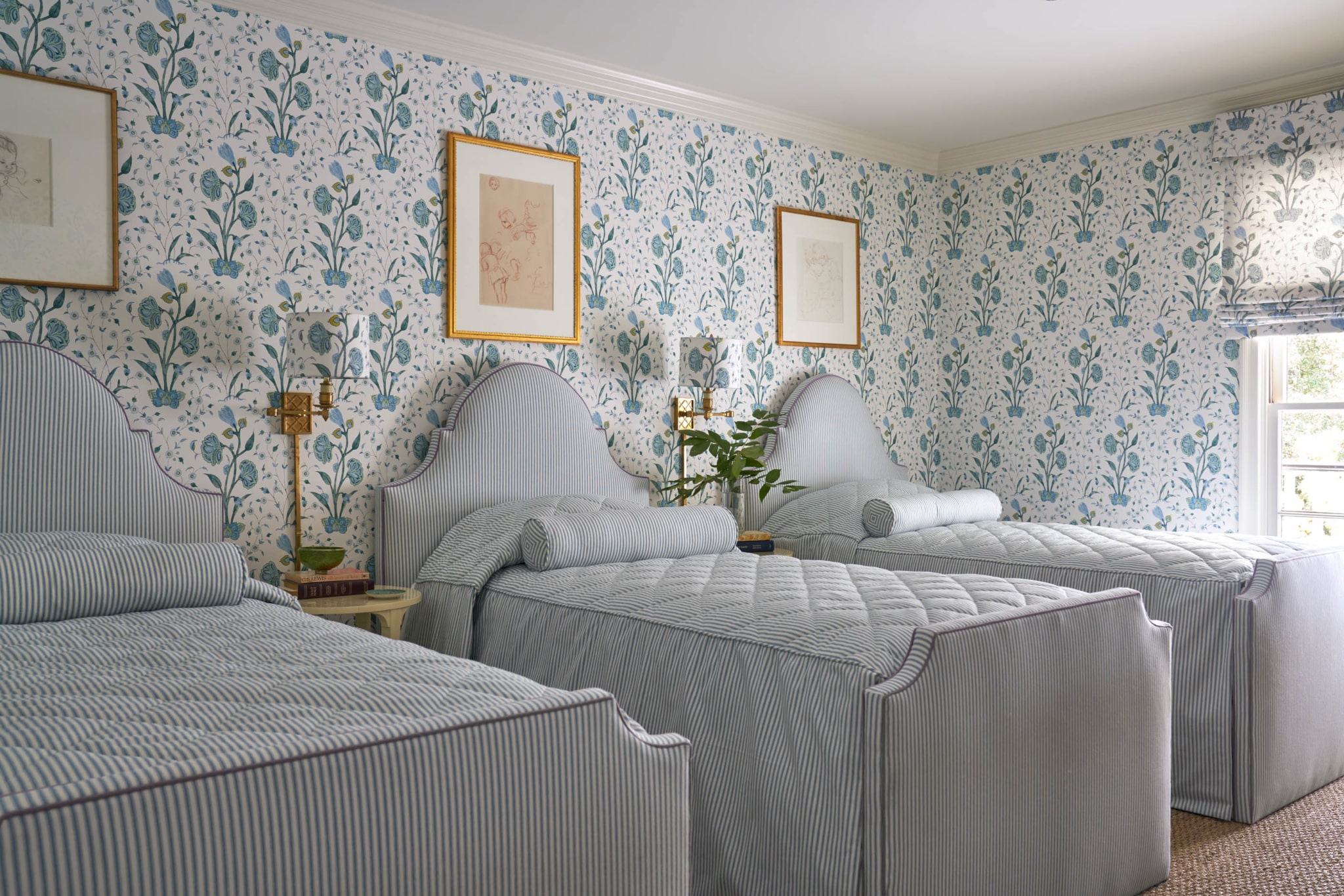 Collins Interiors | Nathan Schroder Photography bedroom, twin bed, bedroom design, bedroom decor, twin beds