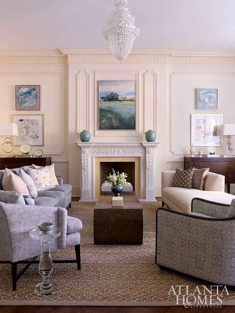 Refined Cathy Rhodes Designed Home - living room, living room design