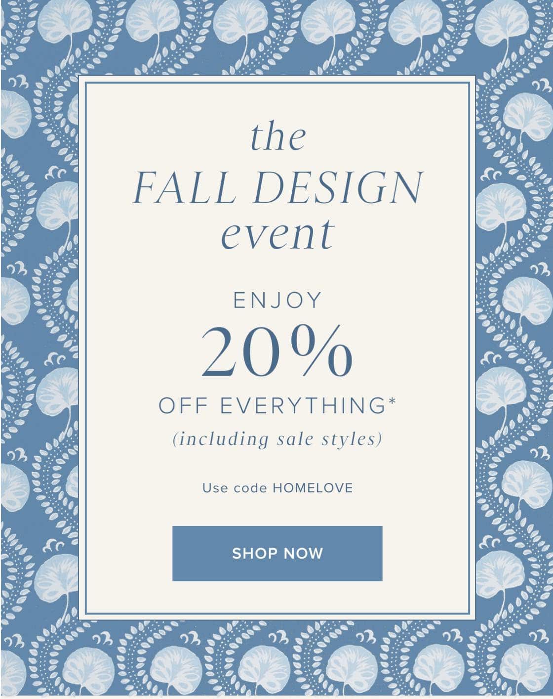 Everything 20% OFF - serena & lily