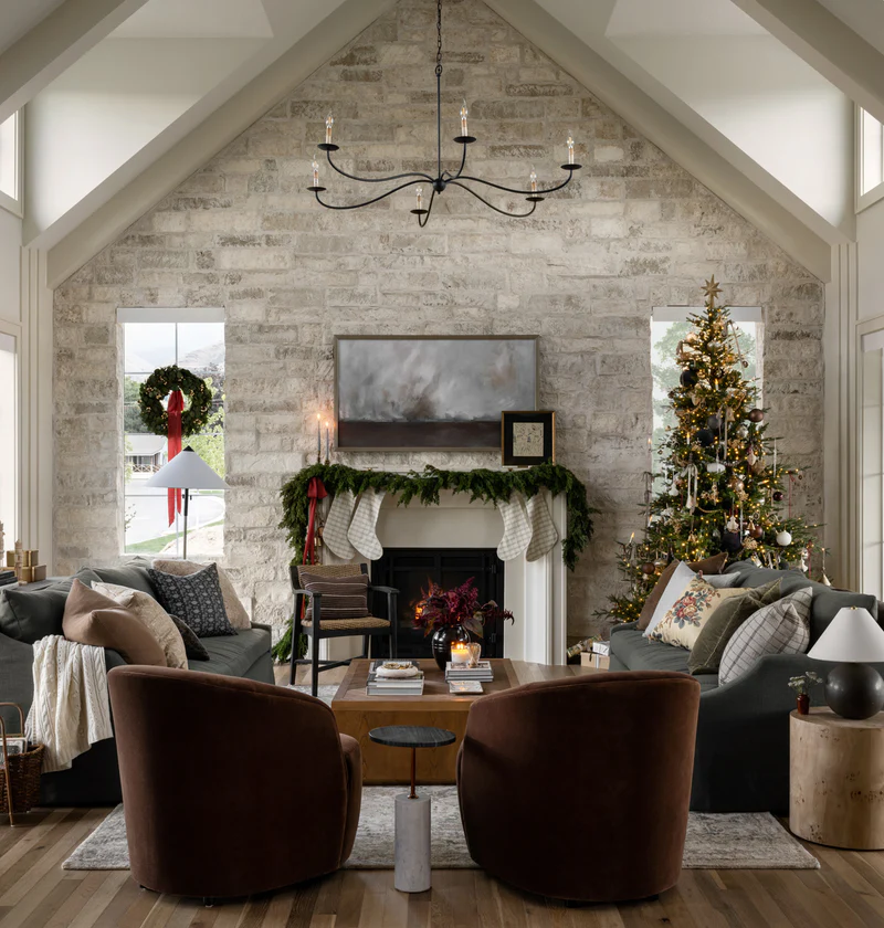 Studio McGee | Lucy Call Photography Holiday-Ready Living Room - studio mcgee