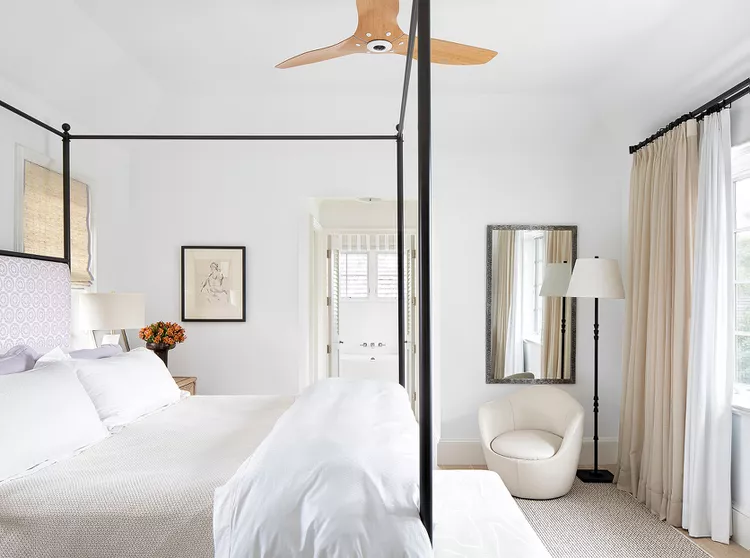 Olivia O'Bryan Interior Design | Jessica Glynn Photography Hobe Sound, Florida home- house tour, bedroom, bedroom design, bedroom decor, canopy bed 